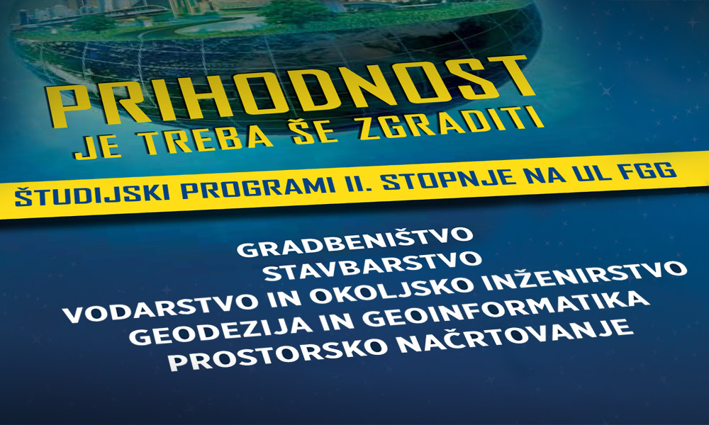 Študijski programi 2. stopnje na UL FGG