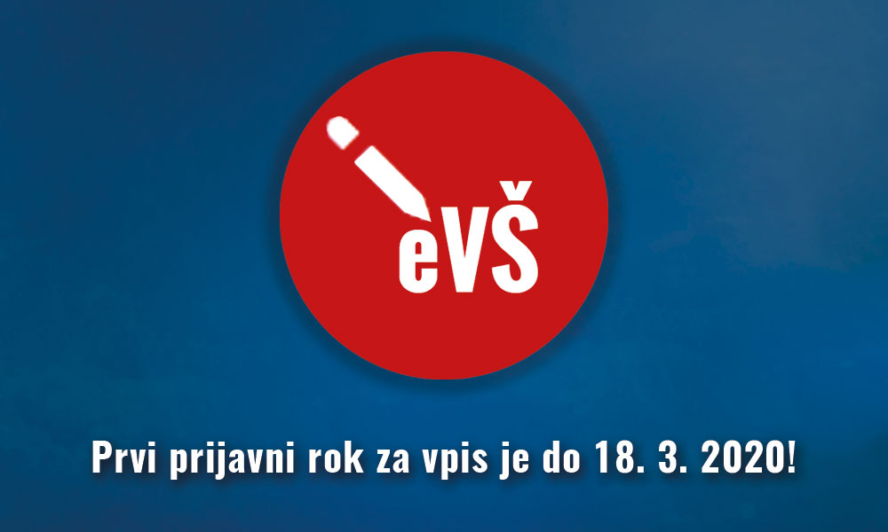 Prvi prijavni rok za vpis v prvi letnik prvostopenjskih š. p. se zaključi 18. 3. 2020