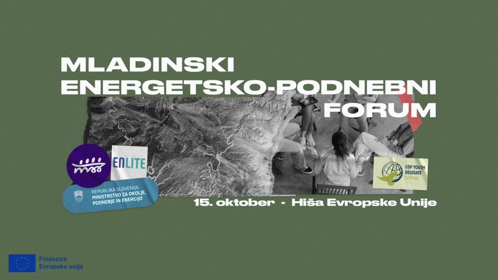Promocijski material za Mladinski podnebno-energetski forum