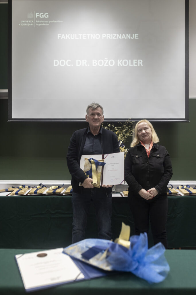 Prejemnik Fakultetnega priznanja, doc. dr. Božo Koler (Foto: Željko Stevanić)