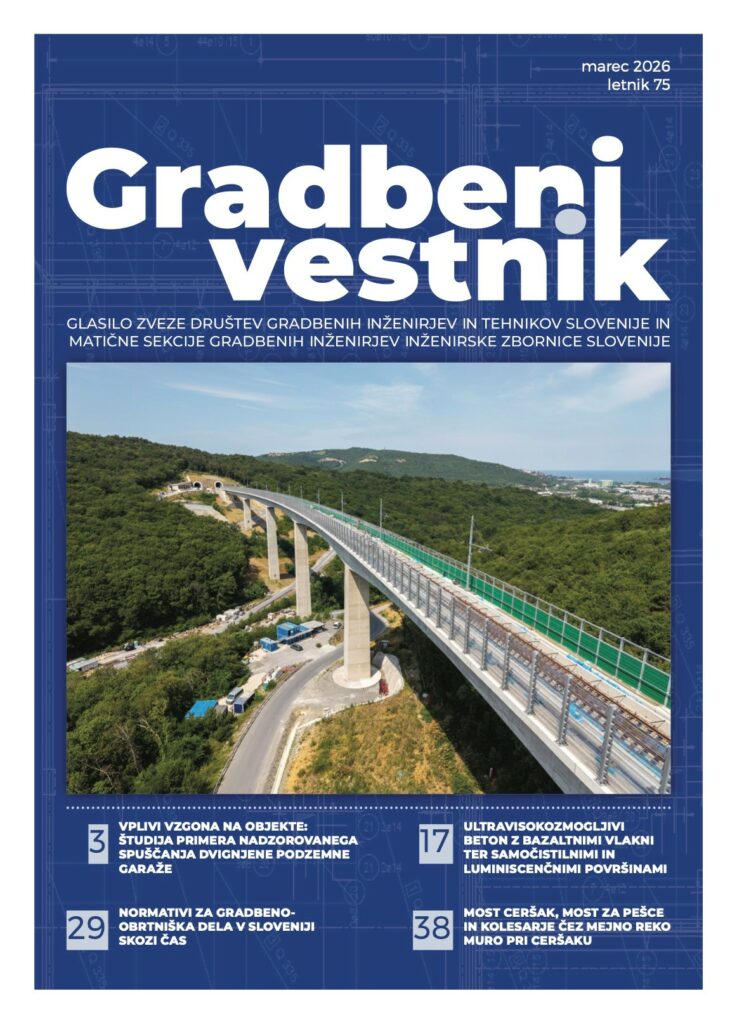 Vabimo vas, da preberete marčevsko številko Gradbenega vestnika. 